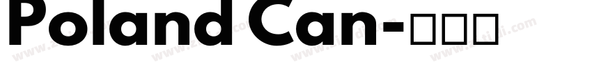 Poland Can字体转换